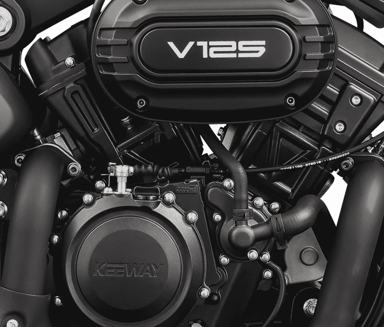 Exkluzivní dvouválcový V motor 125 ccm